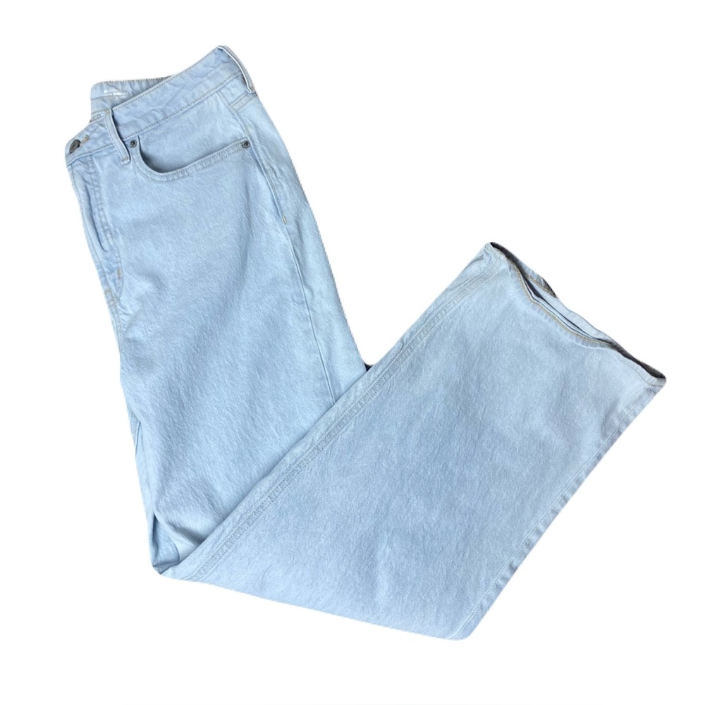 Old Navy Extra High-Rise Sky-Hi Wide Leg Secret Smooth Pockets Women’s 8